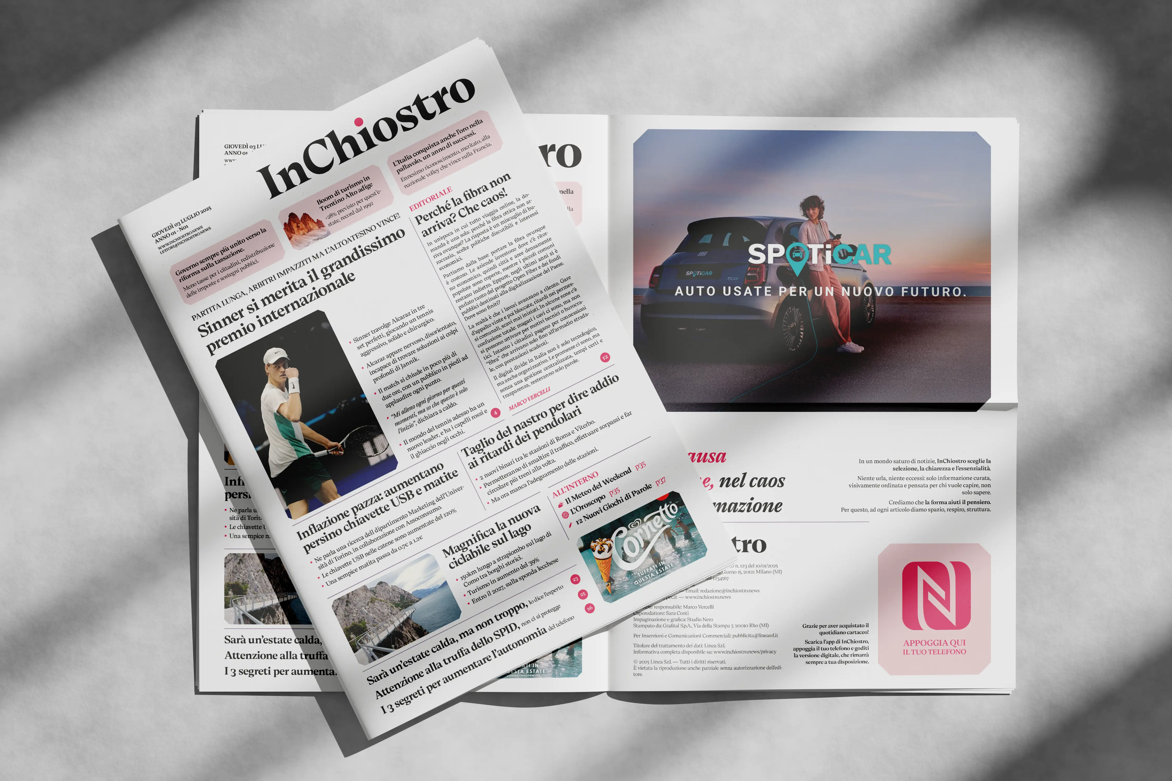 Anteprima progetto: Redesign di un Quotidiano